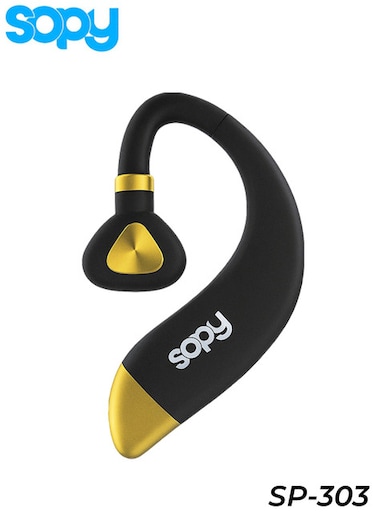 SOPY Wireless Earphone SP-303 Bluetooth V5.3 Single Ear Hook Headset with Mic Noise Reduction