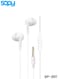 Sopy SP-301 Wired Earphones with Mic 3.5mm AUX In-Ear Headphones for Phone Tablet Laptop