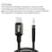 IMEE IM-219 Lightning to 3.5mm AUX Audio Cable 1M Nylon Braided for iPhone iPad iPod
