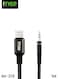 IMEE IM-219 Lightning to 3.5mm AUX Audio Cable 1M Nylon Braided for iPhone iPad iPod
