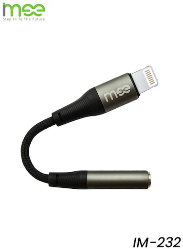 محول الصوت IMEE IM-232 من منفذ Lightning إلى منفذ 3.5 ملم لأجهزة iPhone و iPad و iPod وسماعات الرأس ومكبرات الصوت.
