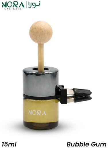 NORA Car Vent Air Freshener Bubble Gum 15ml Essential Oil Diffuser with Clip Design