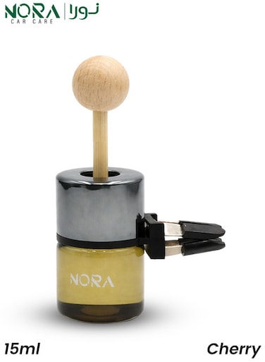 NORA Car Vent Air Freshener Cherry 15ml Essential Oil Diffuser with Clip Design