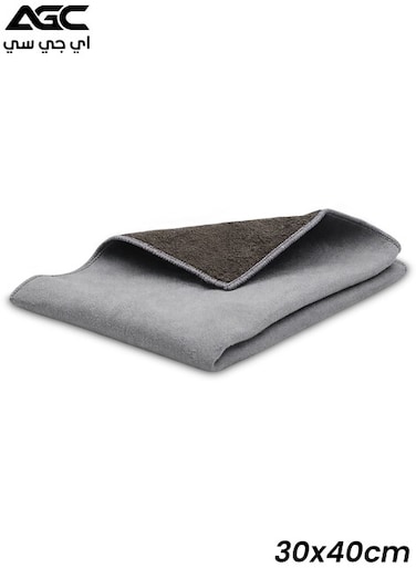 منشفة تنظيف فاخرة من الألياف الدقيقة من AGC، مقاس 30×40 سم، خالية من الوبر، سريعة الجفاف، فائقة الامتصاص