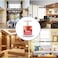 SAMEILI Y-001 Strawberry Gel Air Freshener Adjustable Car Home Office Long Lasting Scent Control