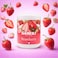 SAMEILI Y-001 Strawberry Gel Air Freshener Adjustable Car Home Office Long Lasting Scent Control