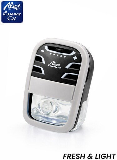 Alice Essence Oil Car Air Vent Freshener Fresh &amp; Light with 5 Level Fragrance Control