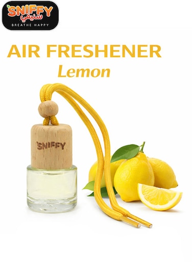 معطر جو SNIFFY - برائحة الليمون   غير سام، مانع للانسكاب، عضوي، متعدد الاستخدامات