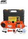 AGC Electric Car Jack Kit 5in1 Hydraulic Lift Wrench Pump LED Light 12v Emergency Tool Set Portable Auto