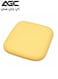 وسادة مقعد AGC من الإسفنج الذكي (Memory Foam) للسيارة ومقاعد المكتب، لتخفيف الضغط عن العصعص وتوفير الدعم، وسادة جلوس مريحة - لون بيج، مقاس 15×15 سم
