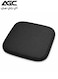 وسادة مقعد AGC من الإسفنج الذكي (Memory Foam) للسيارة ومقاعد المكتب - لتخفيف الضغط عن العصعص وتوفير الدعم - وسادة جلوس مريحة - لون أسود - 15×15 سم