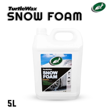 Turtle Wax شامبو غسيل السيارات برغوة الثلج (Snow Foam) - سعة 5 لتر - رغوة تنظيف مركزة وآمنة لجميع الأسطح
