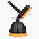 مصباح عمل LED شمسي من HI SHEEN طراز HS-8033B - قابل لإعادة الشحن، دوّار، محمول، مزود ببنك طاقة USB - للاستخدام الخارجي