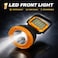مصباح عمل LED شمسي من HI SHEEN طراز HS-8033B - قابل لإعادة الشحن، دوّار، محمول، مزود ببنك طاقة USB - للاستخدام الخارجي