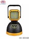 مصباح عمل LED شمسي من HI SHEEN طراز HS-8033B - قابل لإعادة الشحن، دوّار، محمول، مزود ببنك طاقة USB - للاستخدام الخارجي