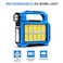 ZM F-915 مصباح عمل LED قابل لإعادة الشحن، فانوس تخييم يعمل بالطاقة الشمسية، مزود ببنك طاقة USB ومقاوم للماء - 30 واط (إضاءة عالية الأداء)