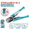 TOTAL THT152429 Automatic Wire Stripper 3-in-1 Cutting Stripping Crimping Tool 210mm