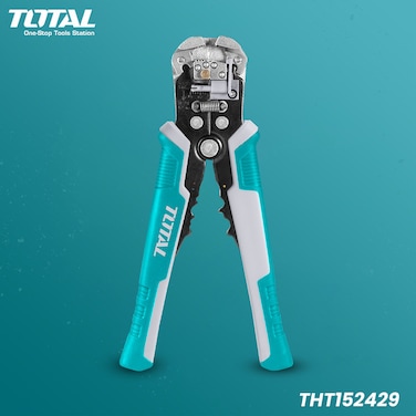 TOTAL THT152429 Automatic Wire Stripper 3-in-1 Cutting Stripping Crimping Tool 210mm