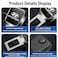 Universal Car Seat Belt Extender Buckle Zinc Alloy Safety Clip Reinforced Lock Durable HYUNDAI