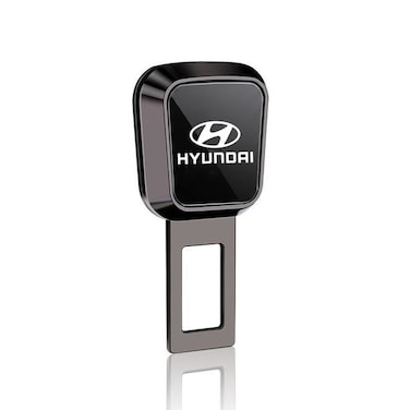 Universal Car Seat Belt Extender Buckle Zinc Alloy Safety Clip Reinforced Lock Durable HYUNDAI