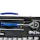 WINNER CRV-24 24pcs 1/2 Inch Drive Chrome Vanadium Socket Set with Ratchet Extensions Case Kit Tool Set Pro