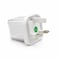 شاحن حائطي DENX DX230 ثنائي المنافذ (40 واط) - منفذ USB-C بتقنية PD20W ومنفذ USB-A بتقنية QC18W - تصميم مدمج وآمن - قابس ثلاثي (UK) - لون أبيض - شحن سريع