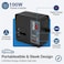DENX DX137 100W Car Power Inverter, 12V/24V to AC, USB-C PD, Dual USB, Compact Charger Fast Safe Use