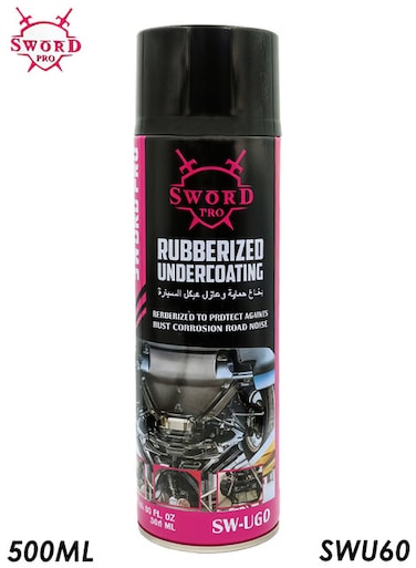 Sword Pro SW-UG0 Rubberized Undercoating Spray 500ml Rust Protection Noise Reduction Coat