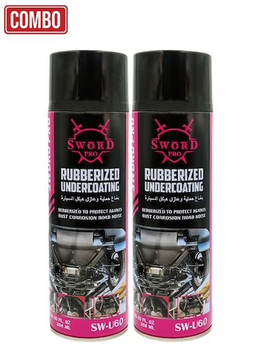 Sword Pro Combo 2pcs SW-UG0 Rubberized Undercoating Spray 500ml Rust Protection Noise Reduction Coat