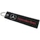 Mercedes-Benz Fabric Keychain Tag with Embroidered Logo, Metal Key Ring, Durable Automotive Accessory