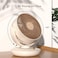 DENX DX2667 USB Rechargeable Air Circulator Fan, 3 Speeds, Quiet Portable Desk Fan Beige ERPCDX2667