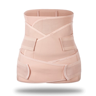 Kikibebe Tummy Tuck Belt &ndash; Reinforced Breathable Girdle For Women-Beige