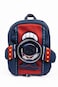 Cocobee Aeroplane-Style Astronaut Print Backpack for Boys &ndash; Navy Blue 14 inches