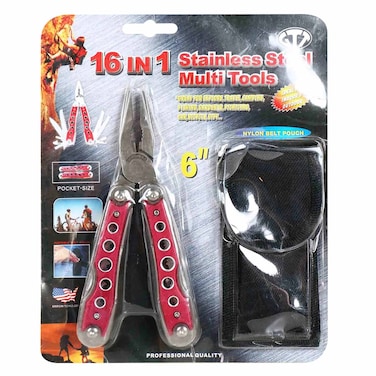GTT - 16 In 1, Stainless Steel Multi Tools