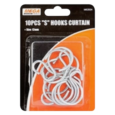 ميجا تولز خطافات ستائر 10 قطع (63004)