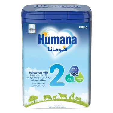 Humana Pro Follow-On Formula Milk Powder Stage 2 6-12 Months 800g