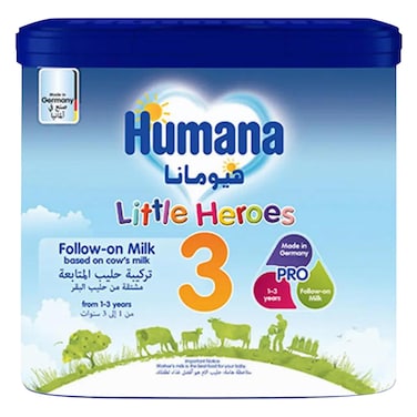 هيومانا حليب 3 من 1-3 سنوات، 400 جرام