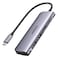 Ugreen 6-In-1 USB-C PD Adapter With 4K HDMI Hub Adapter Grey