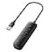 Ugreen CM416 USB-A To 4 Port USB 3.0 Cable Connector Splitter Hub 0.25m Black