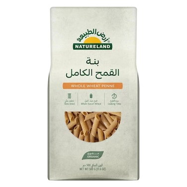 أرض الطبيعة - معكرونة بنة القمح الكامل العضوية 500 جرام