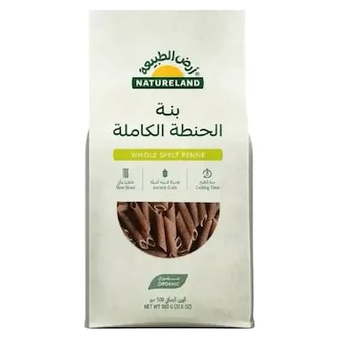 أرض الطبيعة - معكرونة الحنطة العضوية 500 جرام