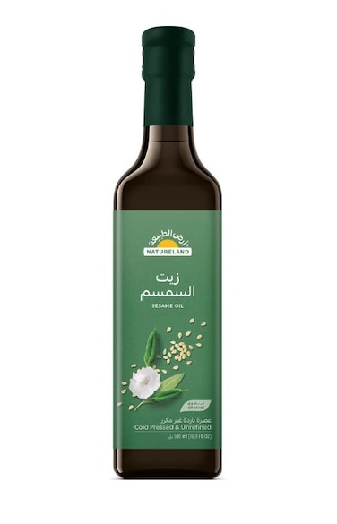 أرض الطبيعة - زيت السمسم العضوي 500 مل
