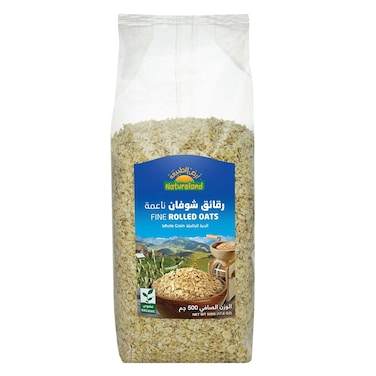 Natureland Fine Rolled Oat Flakes 500g