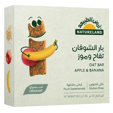 أرض الطبيعة بار الشوفان، 6 × 20 جرام