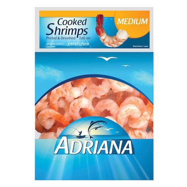 Adriana Cooked Peeled And Deveined Shrimps Medium 400g