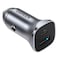Ugreen Car Charger Dual PD 30w Grey