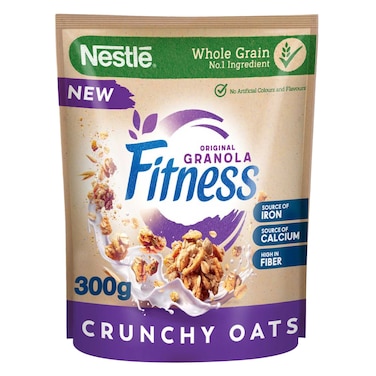 Nestle Fitness Crunchy Oats Granola With Corn Flakes 300g