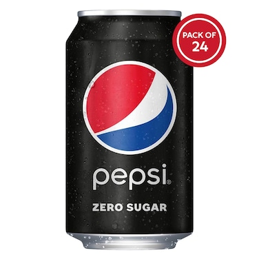 Pepsi Cola Zero Can 360ml x 24