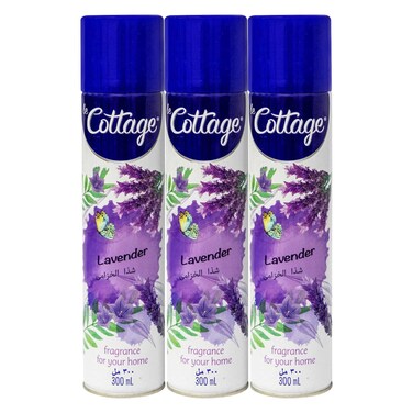 Cottage Lavender Air Freshener 300ml x Pack of 3