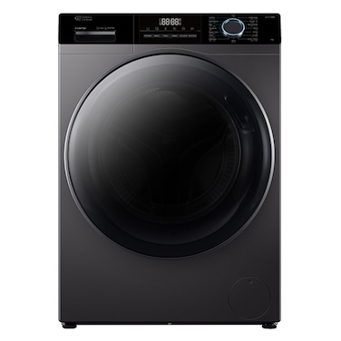 General Supreme Washing Machine Automatic Front Load 10 KG ,14 Programs, Inverter, Dark Silver, GSFL100WH